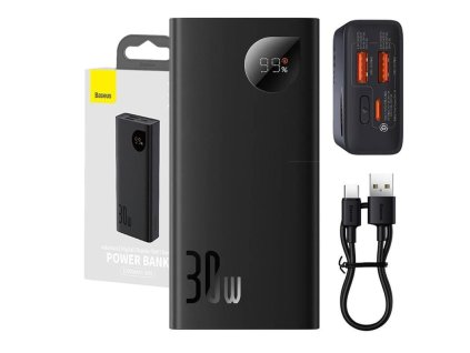 power banka baseus adaman2 10000mah 30w 2xusb usb c cerna ien534022