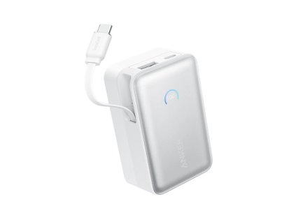 powerbanka anker nano 10000mah 45w s kabelem usb c bila ien564798