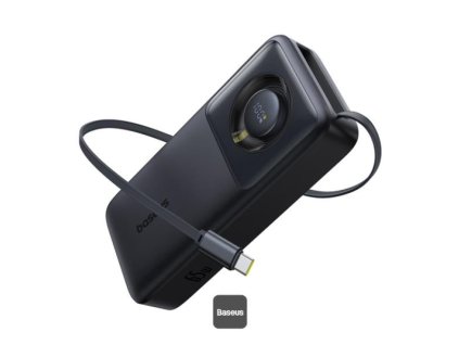 powerbanka baseus free2pull 20000mah 65w s kabelem usb c cerna ien549915