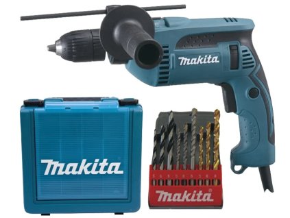 makita hp1641k1x priklepova vrtacka s kufrem rychlosklicidlo 1 5 13mm 680w ien463593