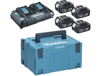 makita 197626 8 sada li ion lxt 18v 4ksbl1850b 1ksdvojnabijeckadc18rd 1ksmakpac ien293586