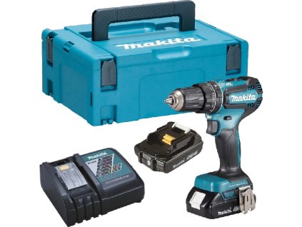 makita dhp485raj aku bezuhlikovy priklepovy sroubovak li ion lxt 18v 2 0 ah makpac ien375453