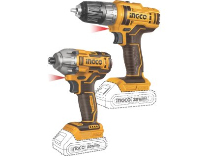 ingco cosli230708 sada aku stroju vrtaci sroubovak a razovy utahovak vc 2ks baterie a nabijecky ien532637