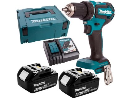 makita ddf485rtj aku bezuhlikovy sroubovak li ion lxt 18v 5 0 ah makpac ien550292
