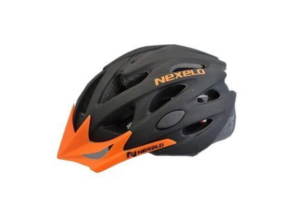 PŘILBA NEXELO STRAIGHT ČERNO-ORANŽOVÁ MATNÁ (Varianta vel. MD)