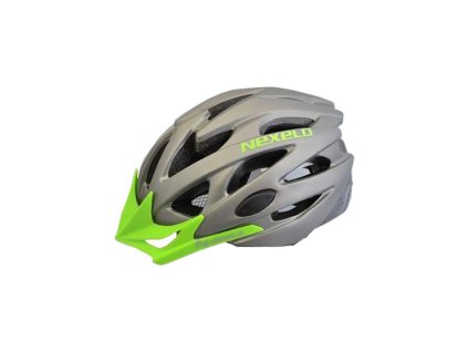 PŘILBA NEXELO STRAIGHT ŠEDO-ZELENÁ MATNÁ (Varianta vel. MD)