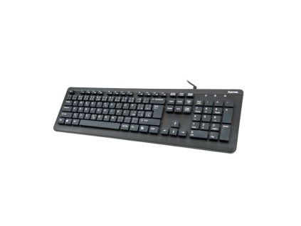 hama vodeodolna klavesnice kc 600 kabelova cerna ien517843