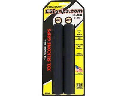 gripy ESI XXL Extra Chunky černé  Pro informace o způsobu platby pište na info@megabike-cyklo.cz