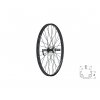 Zapletené kolo zadní KLS WASPER FREEWHEEL V-brake R, 24", black  Nevíte kde uplatnit Sodexo, Pluxee, Edenred, Benefity klikni