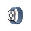 Apple Watch SE Cellular 44mm Stříbrný hliník s ledově modrým provlékacím sportovním řemínkem  Nevíte kde uplatnit Sodexo, Pluxee, Edenred, Benefity klikni