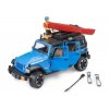 Bruder Jeep Wrangler Rubicon s kajakem a figurkou 1:16