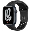 Apple Watch Nike Series 7 , 45mm Midnight Aluminium Case with Anthracite/Black Nike Sport Band MKNC3HC/A