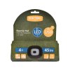 cepice s celovkou 4x45lm usb nabijeni tmave zelena univerzalni velikost 73 acryl a 27 polyester img 43192 o fd 11