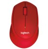 logitech wireless m330 silent plus cervena ien254108