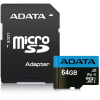 adata premier microsdxc 64gb uhs i class10 a1 85 25mb s sd adapter ien295441