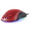 AROZZI herní myš FAVO Ultra Light Black-Red/ drátová/ 16.000 dpi/ USB/ 7 tlačítek/ RGB/ černočervená AKCE  Nevíte kde uplatnit Sodexo, Pluxee, Benefity obecně zeptej se
