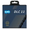 řetěz KMC DLC11 černý 118čl. BOX  Nevíte kde uplatnit Benefity obecně, zeptej se info@megabike-cyklo.cz