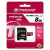 transcend microsdhc 8gb class10 uhs i premium adapter image1 big ies2292670