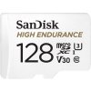 sandisk high endurance microsdxc 128gb 100mb s uhs i u3 class 10 adapter ien444095