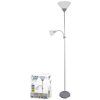 platinet pflf066gr podlahova lampa e27 e14 seda ien370995