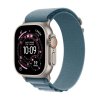 apple watch ultra 3 gps cellular 49mm titanium case light blue small ien563045
