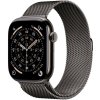 apple watch series 11 gps cellular 46mm slate titanium case with slate milanese loop s m ien563036