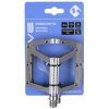 pedály M-Wave FLAT standard závit 9/16" titanově šedé  Pro informace o způsobu platby pište na info@megabike-cyklo.cz