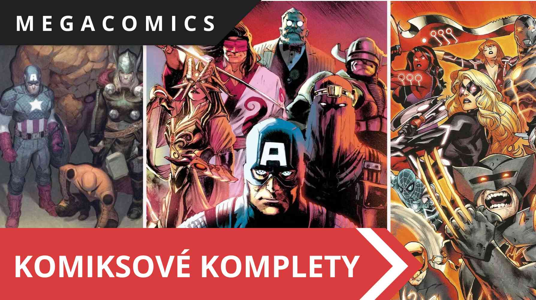 Nejlepší komiksové komplety na MegaComics