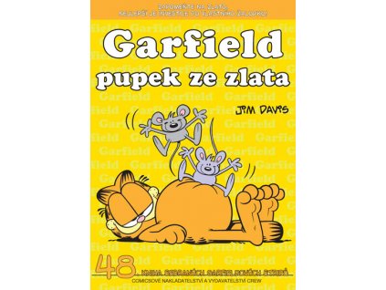 Garfield pupek ze zlata (č. 48)