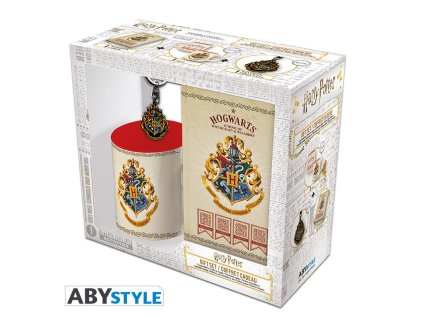 harry potter pck mug320ml keyring notebook hogwarts