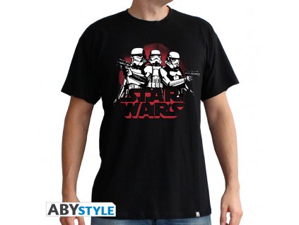 STAR WARS - Tshirt "StormTroopers” man SS black - basic*