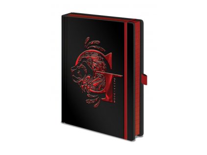 Harry Potter Premium Notebook A5 Gryffindor Foil