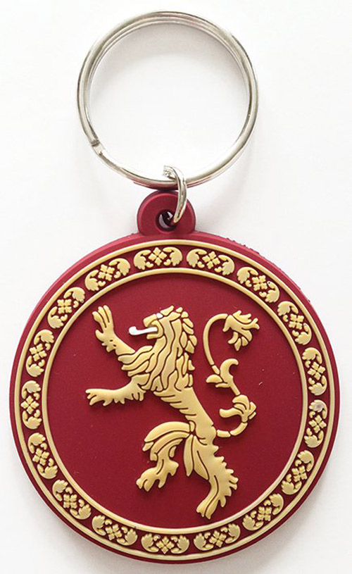 Přívěsek,klíčenka,visačka GAME OF THRONES LANNISTER 4,5 x 6