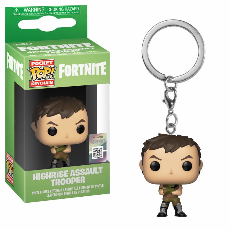 Klíčenka Pocket POP! Fortnite - Highrise Assault Trooper