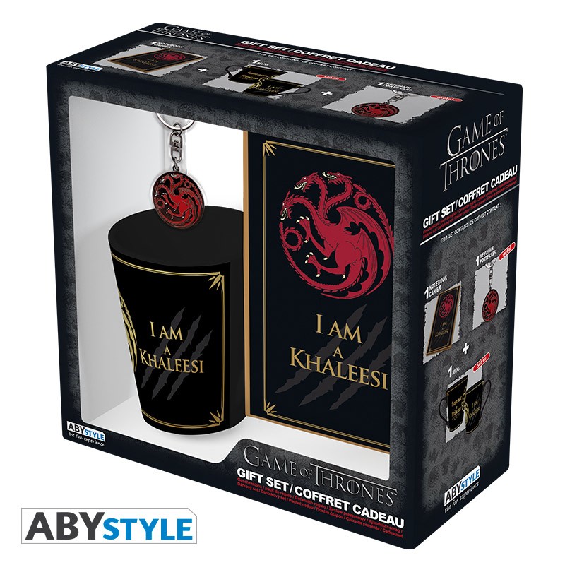 GAME OF THRONES Targaryen - hrnek 250ml + klíčenka + Zápisník