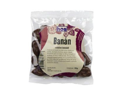 Banán v mléčné čokoládě 80g