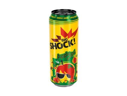 big shock jablko 500 ml energeticky drink