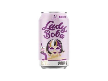 lady boba taro bubble tea 315ml ledovy caj