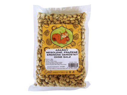 Arašídy nesolené 500g
