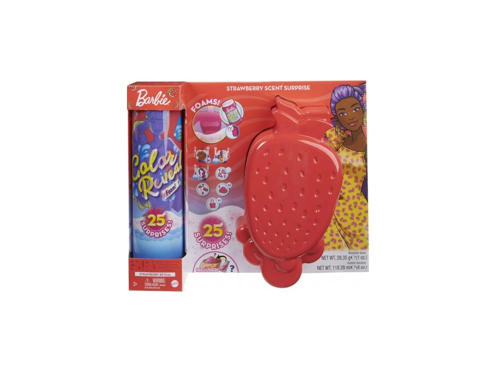 Mattel - Barbie Color Reveal Pěna s vůní jahod / od Assort