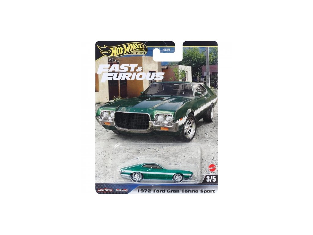 Mattel - Hot Wheels Premium Fast And Furious 1972 Ford Gran Torino Sport / from Assort