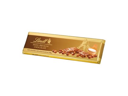 lindt gold mlecna cokolada s orisky 300g