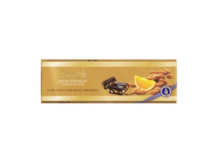lindt dark almond orange horka cokolada pomeranc 300g
