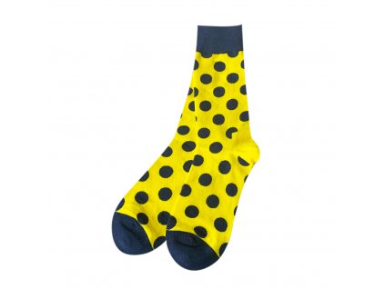 Four Seasons ponožky puntíky, žluté