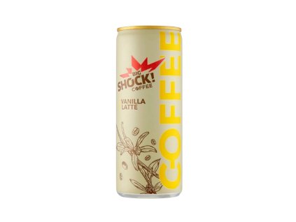 big shock ledova kava coffee vanilla latte 250ml