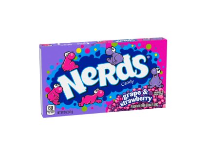 nerds grape strawberry theatre box bonbony 142g