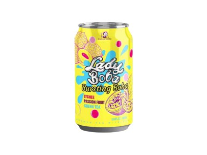 lady boba marakuja lici bubble tea 320ml ledovy caj
