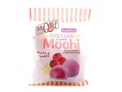 mochi custard raspberry