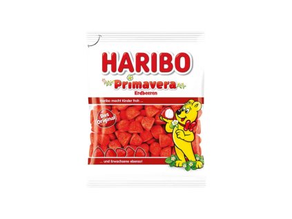 haribo primavera penove bonbony zele jahody 175g