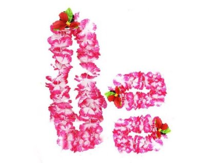 Havajská sada růžová - Hawaii - 3 ks